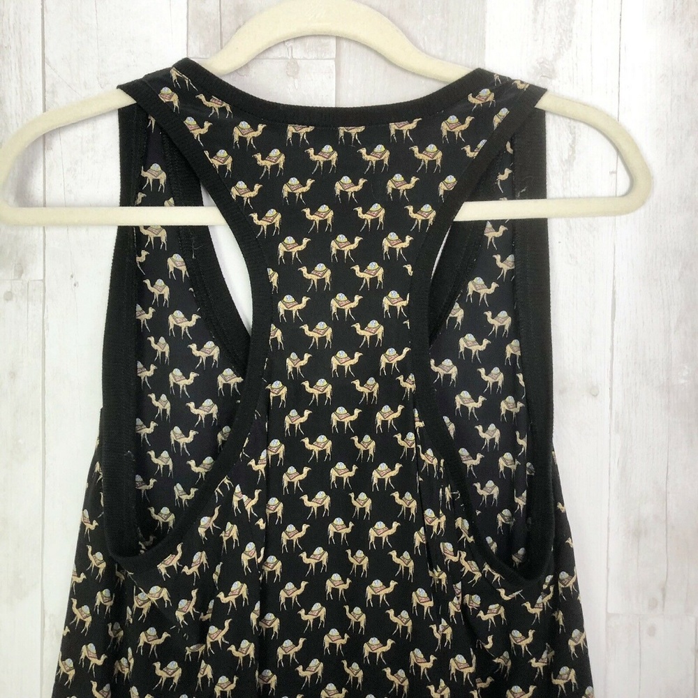 ❌SOLD❌ [Joie] Silk Camel Racerback Pocket Tank Top - Picture 6 of 8